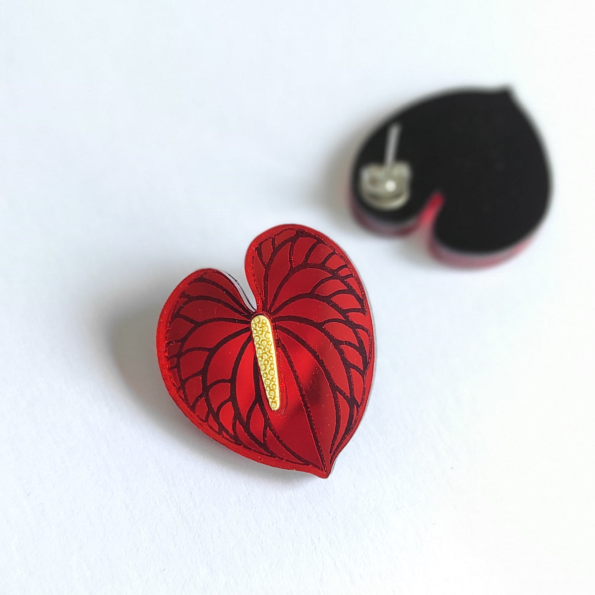 Pendientes Anturio pequeño