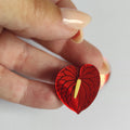 Pendientes Anturio pequeño
