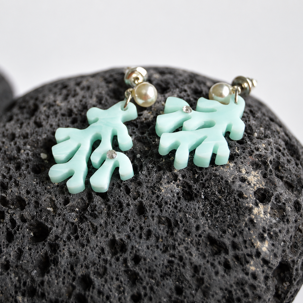Coral mini aguamarina