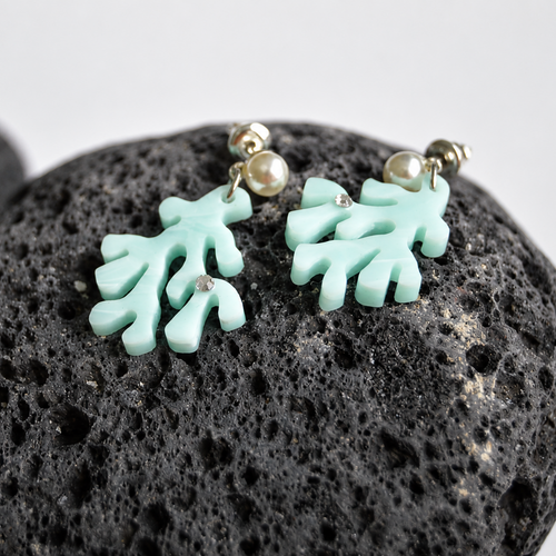 Coral mini aguamarina
